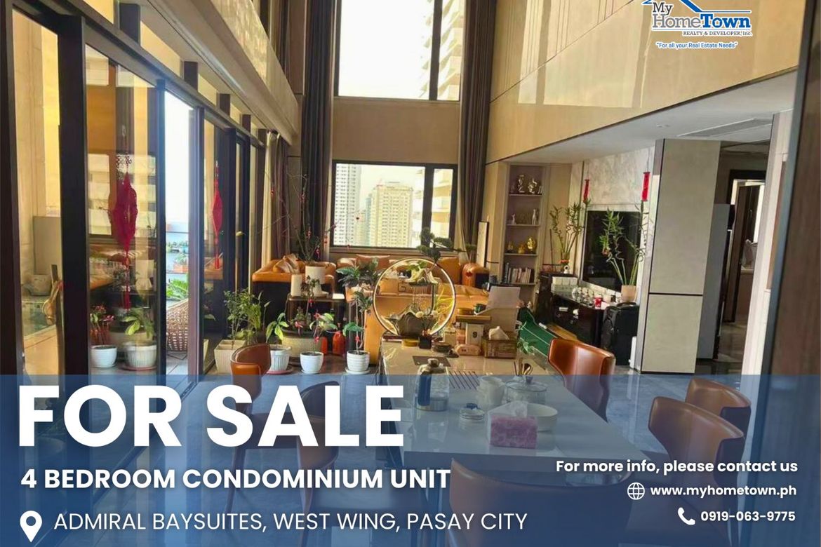 4 Bedroom Condo for Sale in Admiral Baysuites, Malate, Manila, Metro Manila near LRT-1 Vito Cruz