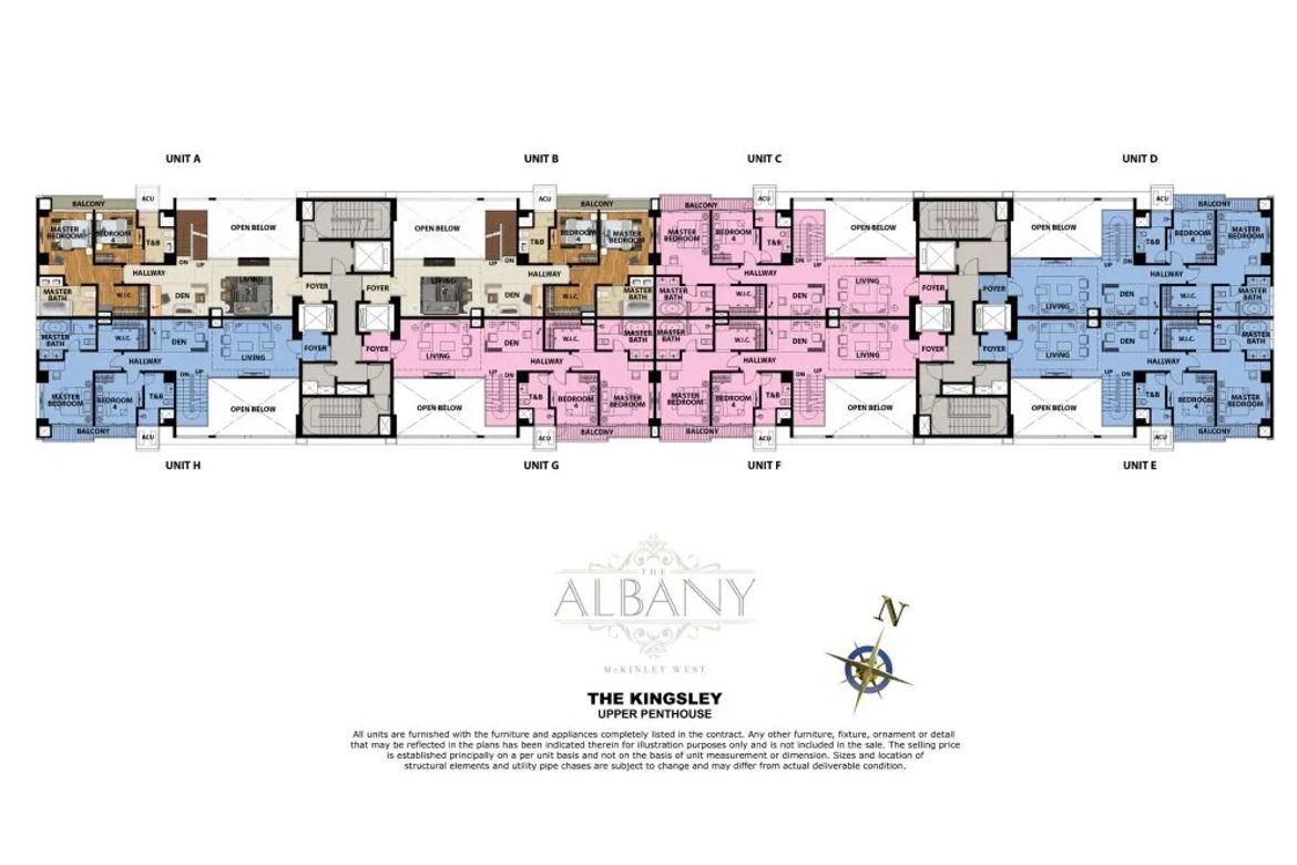 4 Bedroom Condo for Sale in The Albany, BGC, Taguig – photo 3