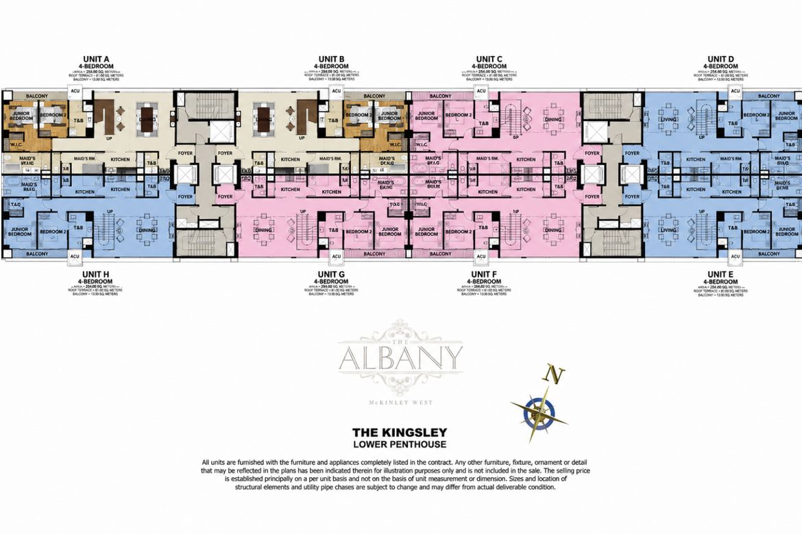 4 Bedroom Condo for Sale in The Albany, BGC, Taguig – photo 4