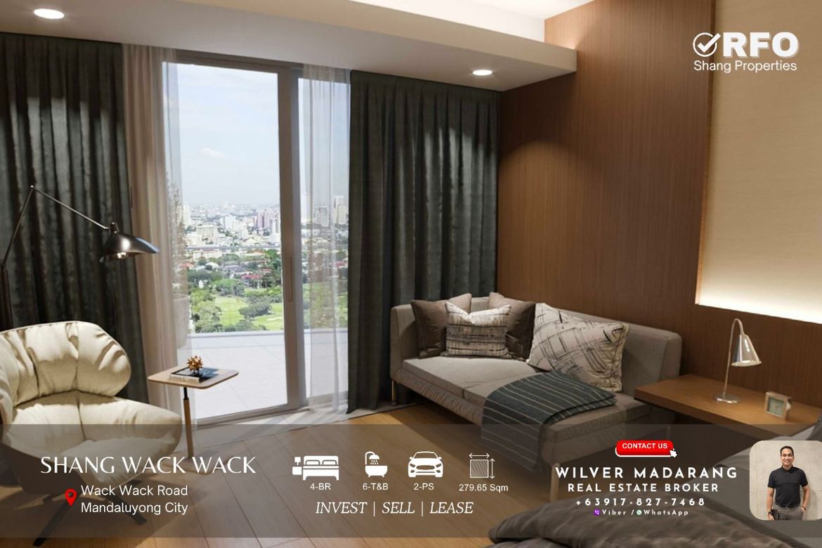 4 Bedroom Condo for Sale in Wack-Wack Greenhills, Mandaluyong, Metro Manila near MRT-3 Ortigas