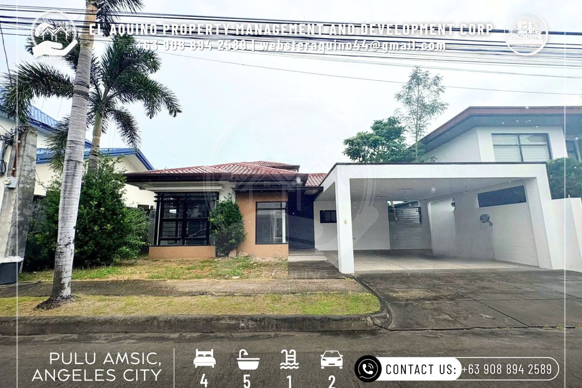 4 Bedroom House for Rent in Amsic, Angeles, Pampanga