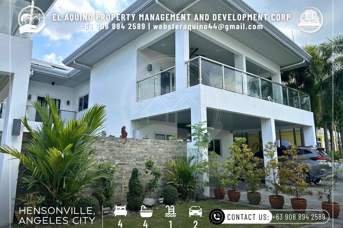 4 Bedroom House for Rent in Amsic, Angeles, Pampanga