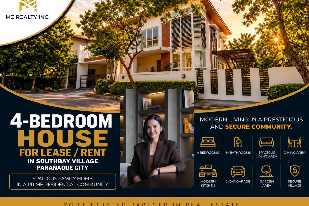 4 Bedroom House for Rent in BF Homes, Parañaque, Metro Manila