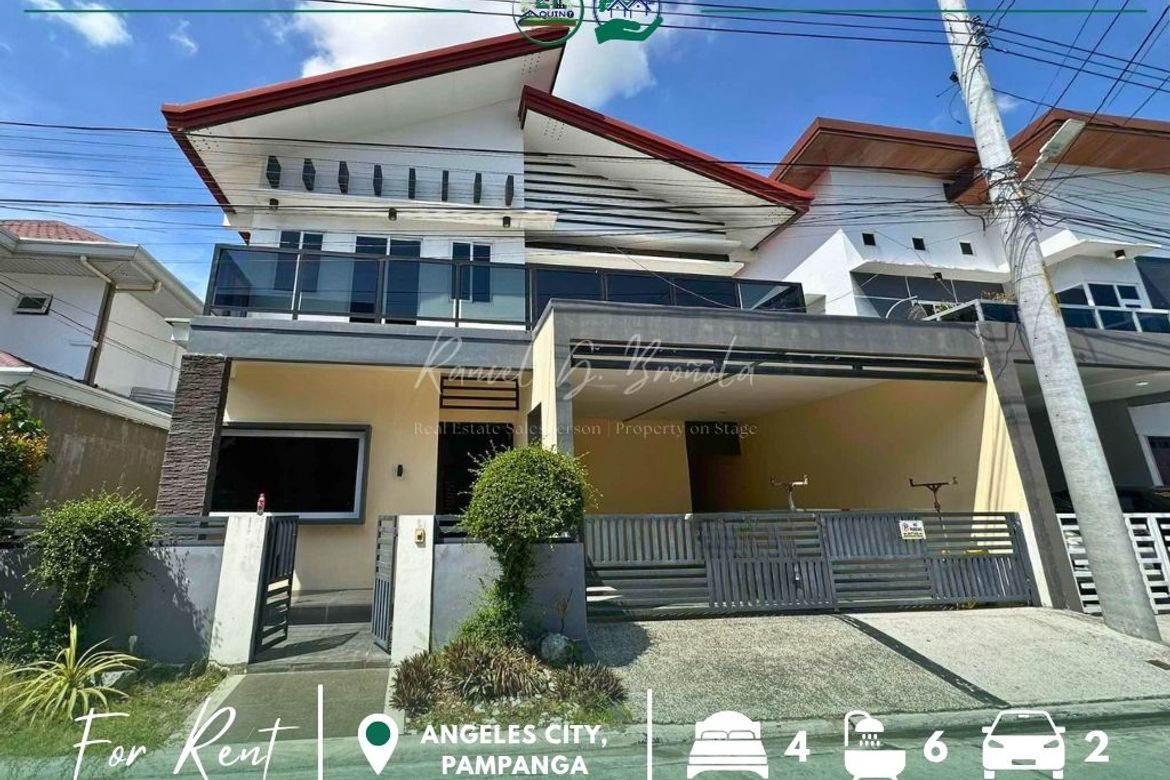 4 Bedroom House for Rent in Cuayan, Angeles, Pampanga