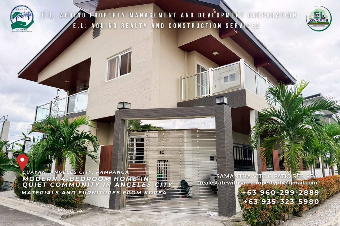 4 Bedroom House for Sale in Cuayan, Angeles, Pampanga