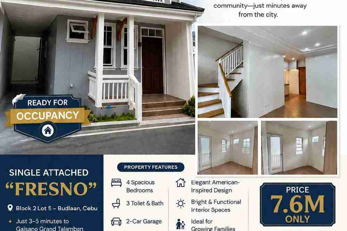 4 Bedroom House for Sale in Estelle Woods Residences, Budla-An, Cebu City, Cebu