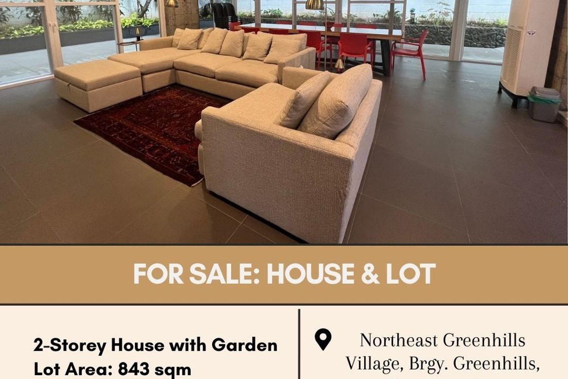 4 Bedroom House for Sale in Greenhills, San Juan, Metro Manila near MRT-3 Santolan