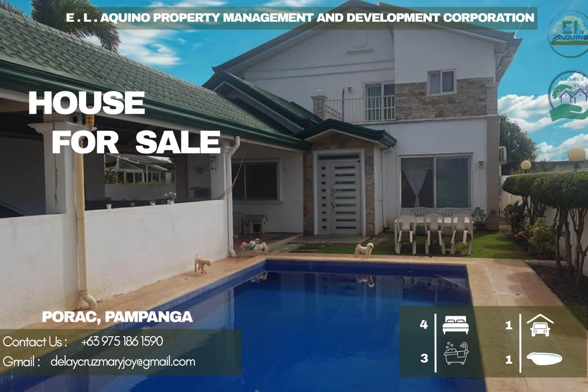4 Bedroom House for Sale in Manibaug Paralaya, Porac, Pampanga