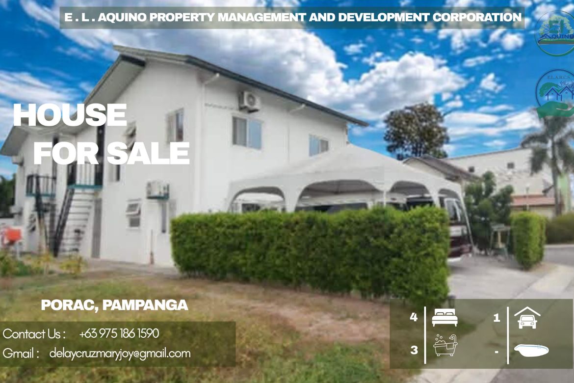 4 Bedroom House for Sale in Manibaug Paralaya, Porac, Pampanga