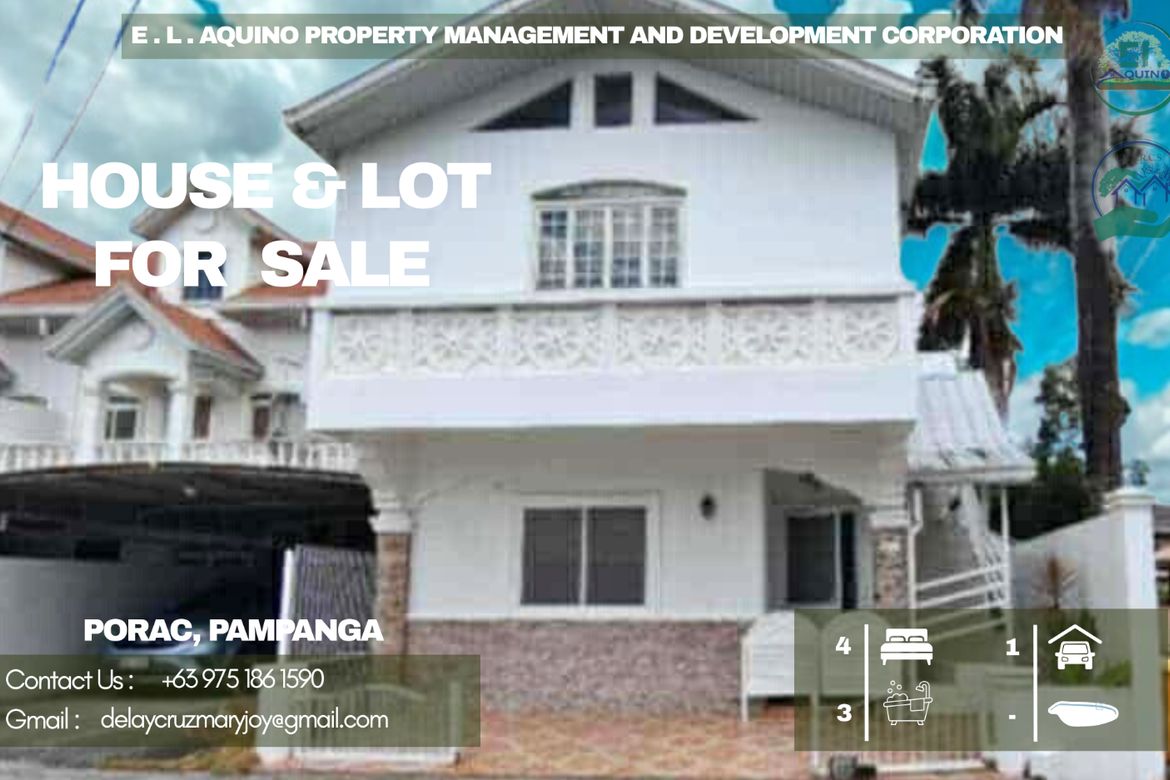 4 Bedroom House for Sale in Manibaug Paralaya, Porac, Pampanga