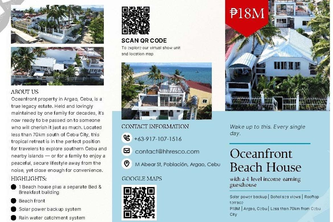 4 Bedroom House for Sale in Poblacion, Argao, Cebu