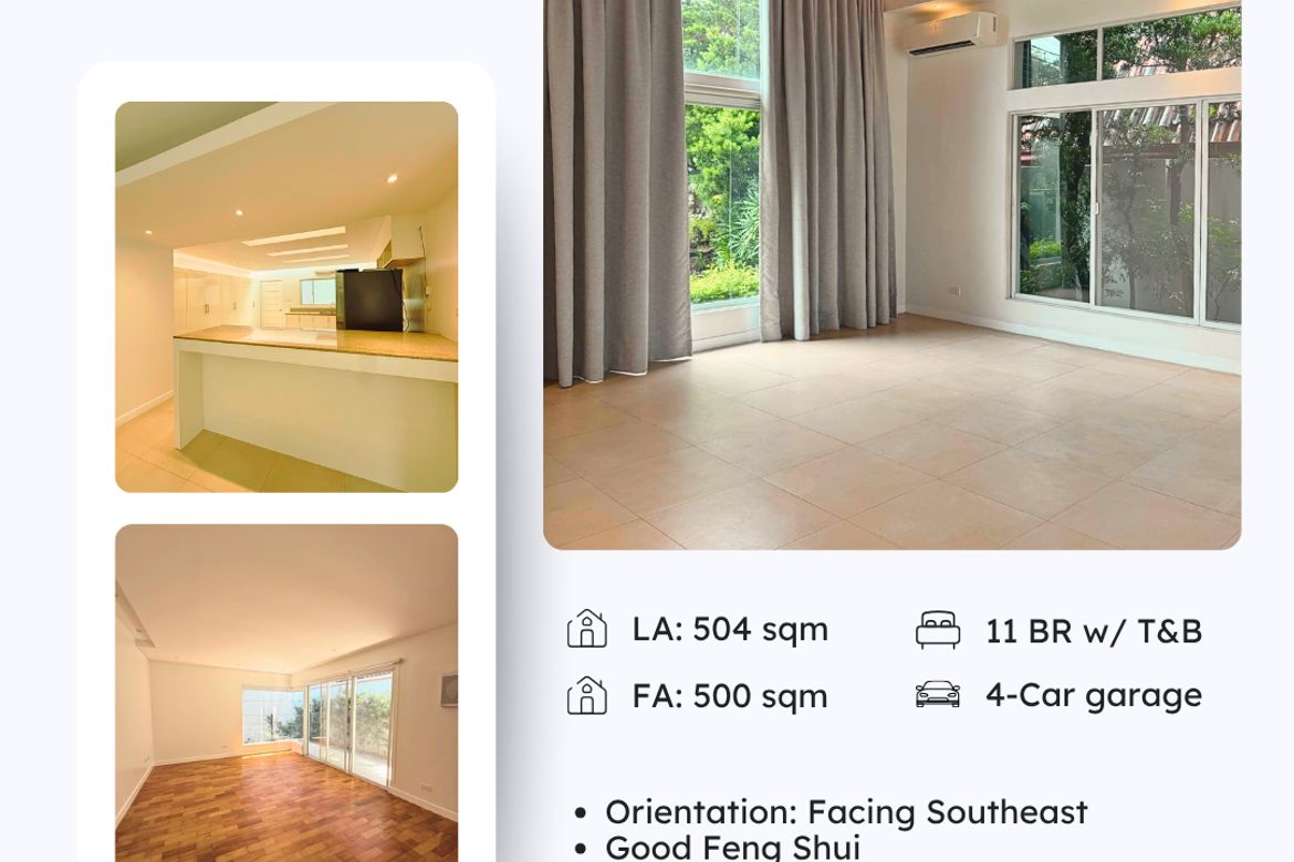 4 Bedroom House for Sale in San Lorenzo, Makati City near MRT-3 Ayala
