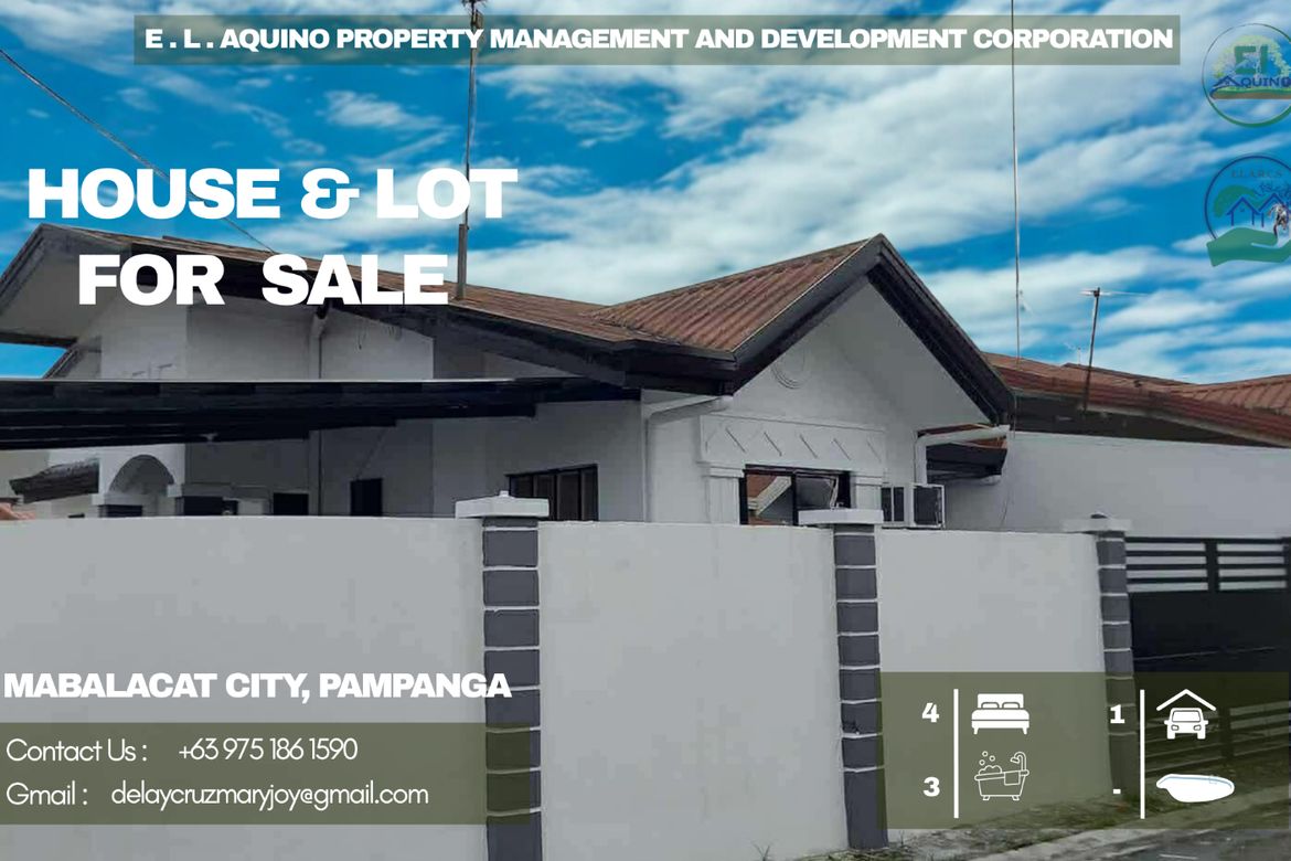 4 Bedroom House for Sale in Tabun, Mabalacat, Pampanga