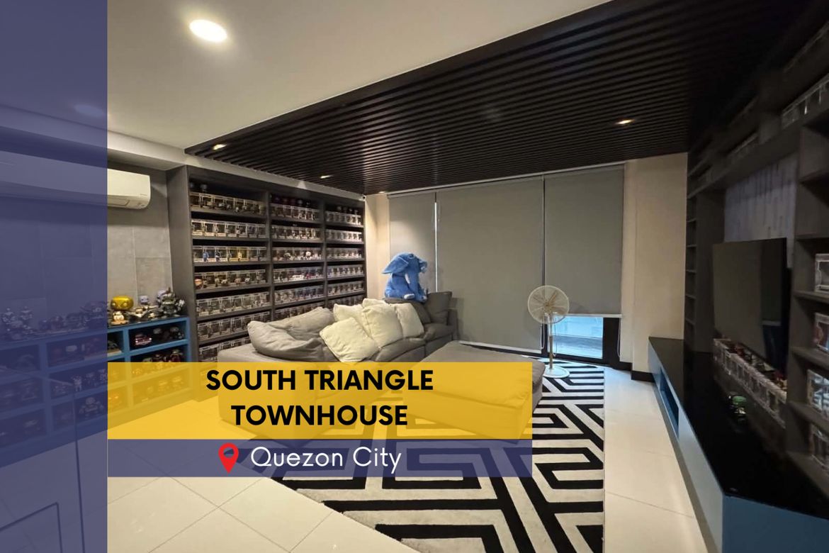 4 Bedroom Townhouse for Sale in South Triangle, Quezon City, Metro Manila near MRT-3 Quezon Avenue