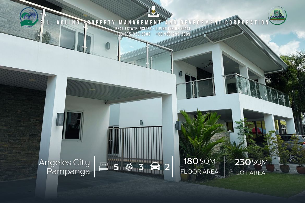 5 Bedroom House for Rent in Amsic, Angeles, Pampanga
