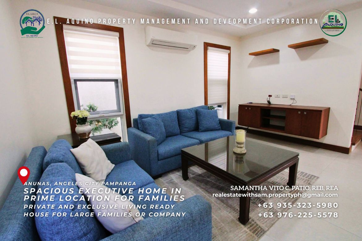 5 Bedroom House for Rent in Anunas, Angeles, Pampanga