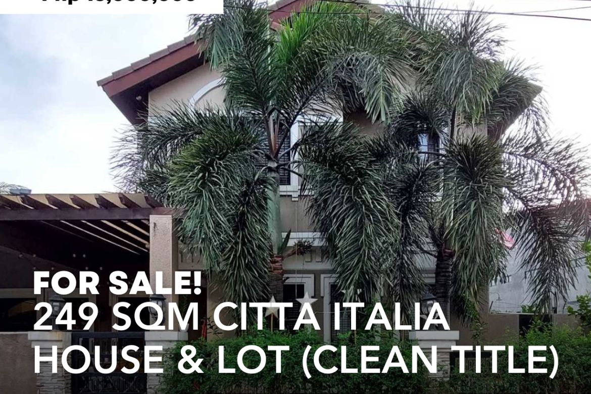 5 Bedroom House for Sale in CITTA ITALIA, Molino II, Bacoor, Cavite