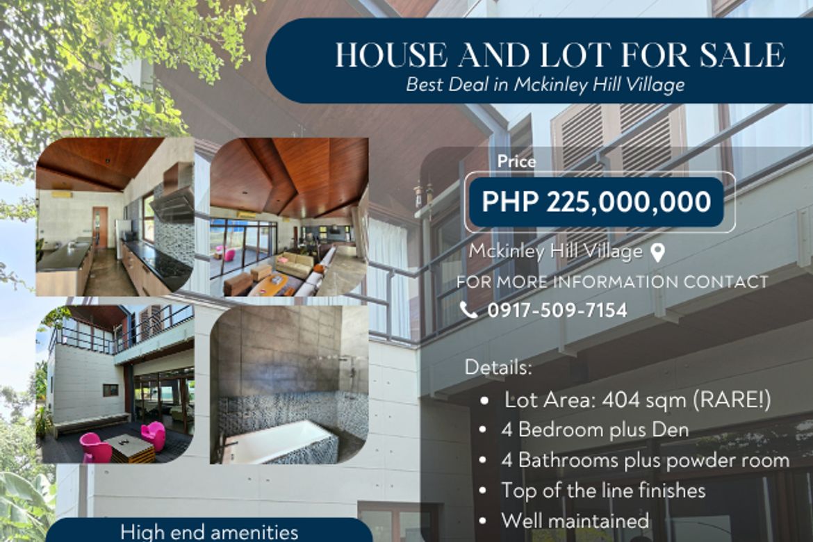 5 Bedroom House for Sale in McKinley Hill Village, McKinley Hill, Taguig, Metro Manila