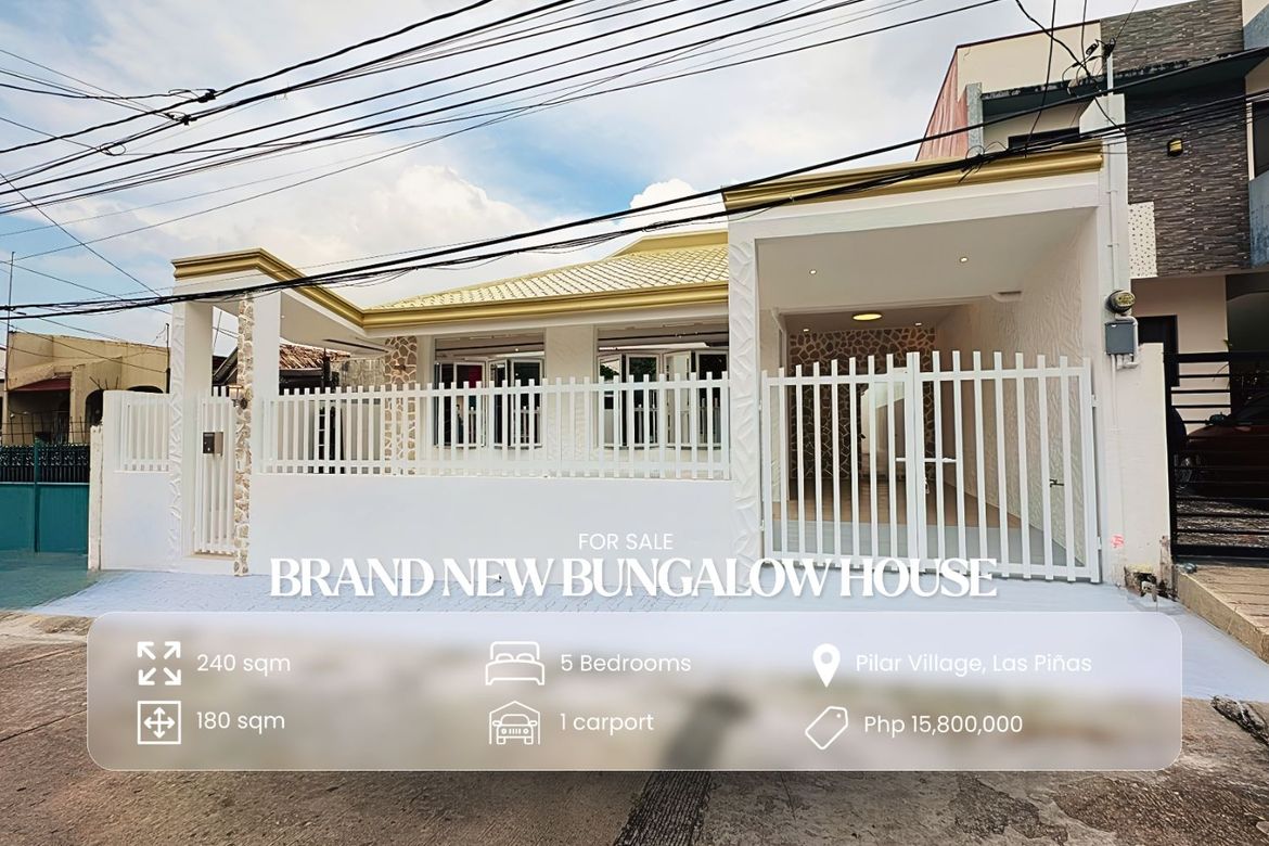 5 Bedroom House for Sale in Pilar, Las Piñas, Metro Manila