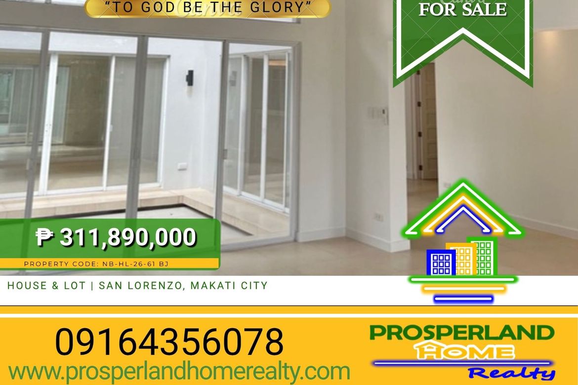 5 Bedroom House for Sale in San Lorenzo, Makati, Metro Manila near MRT-3 Ayala