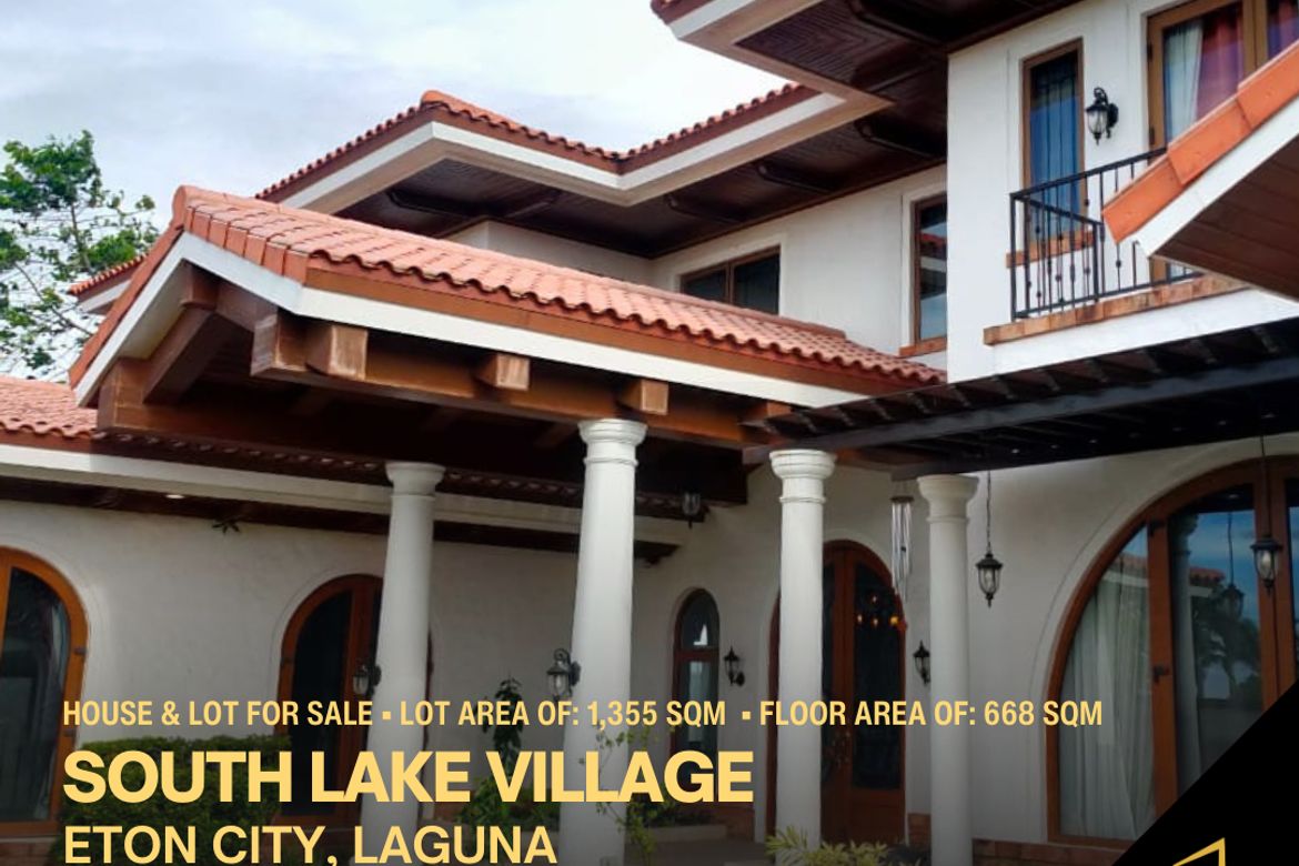 5 Bedroom House for Sale in South Lake Village at Eton City, Don Jose, Santa Rosa, Laguna