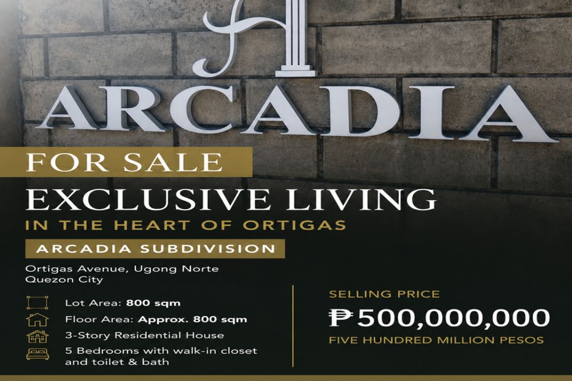 5 Bedroom House for Sale in Ugong Norte, Quezon City, Metro Manila near MRT-3 Ortigas
