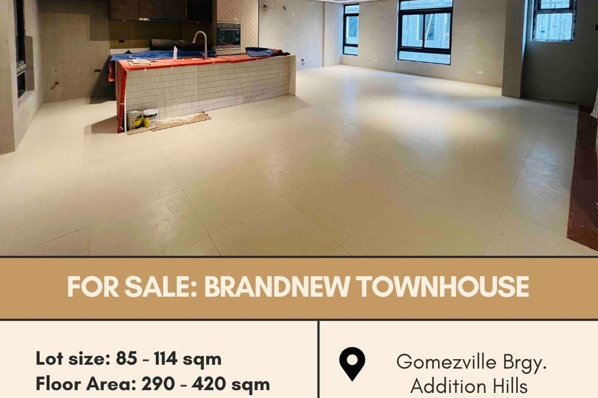 5 Bedroom Townhouse for Sale in Addition Hills, Mandaluyong, Metro Manila