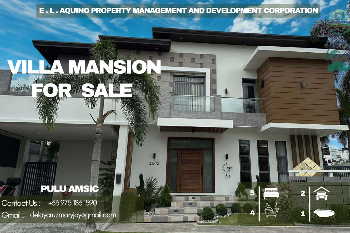 5 Bedroom Villa for Sale in Amsic, Angeles, Pampanga
