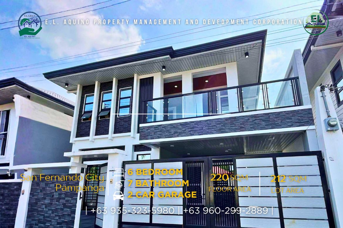 6 Bedroom House for Sale in Telabastagan, San Fernando, Pampanga