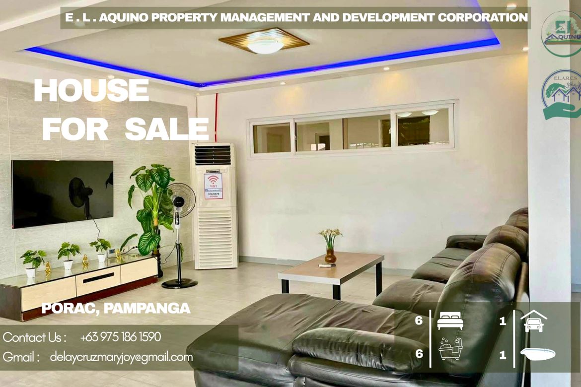6 Bedroom Villa for Sale in Manibaug Paralaya, Porac, Pampanga
