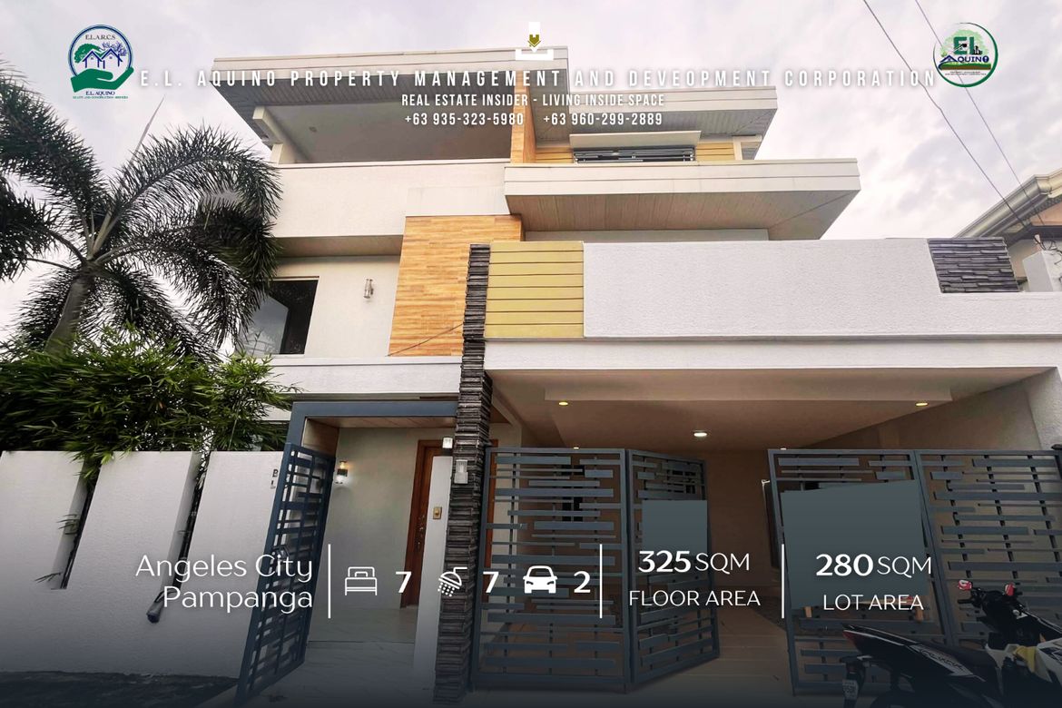 7 Bedroom House for Rent in Amsic, Angeles, Pampanga