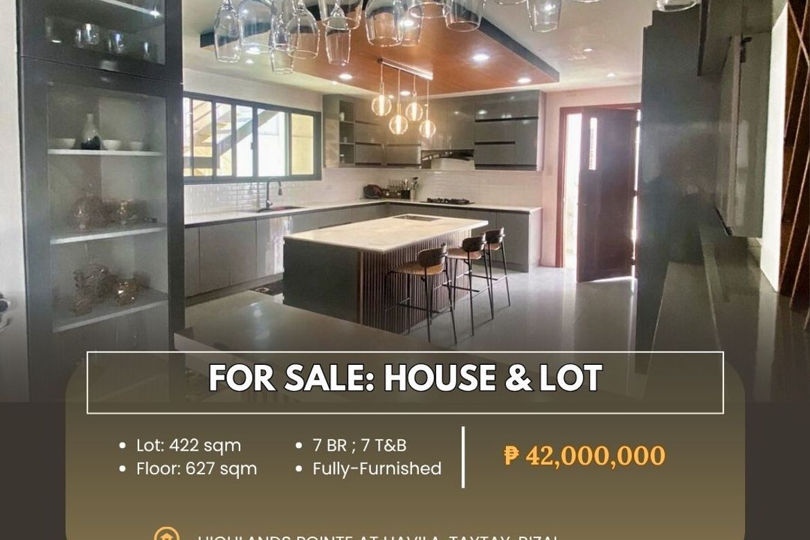 7 Bedroom House for Sale in Dolores, Taytay, Rizal