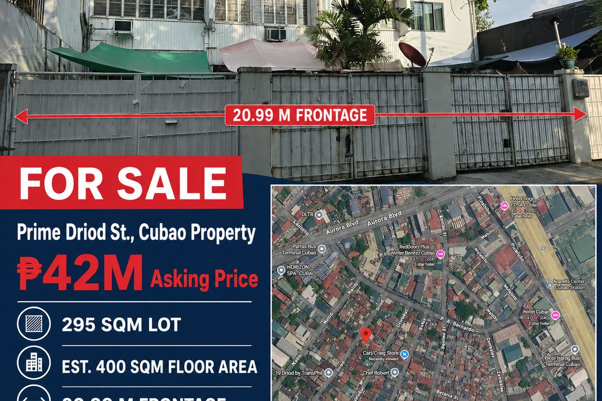 Apartment for Sale in Kaunlaran, Quezon City, Metro Manila near MRT-3 Araneta Center-Cubao