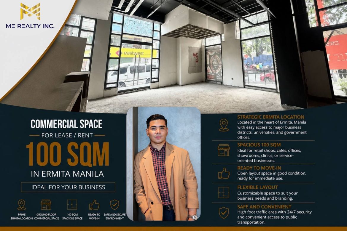 Commercial for Rent in Ermita, Manila, Metro Manila near LRT-1 United Nations