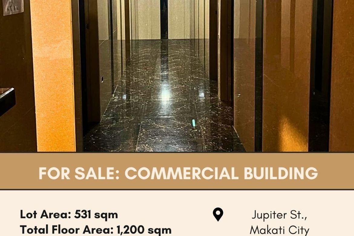 Commercial for Sale in Bel-Air, Makati, Metro Manila near MRT-3 Buendia