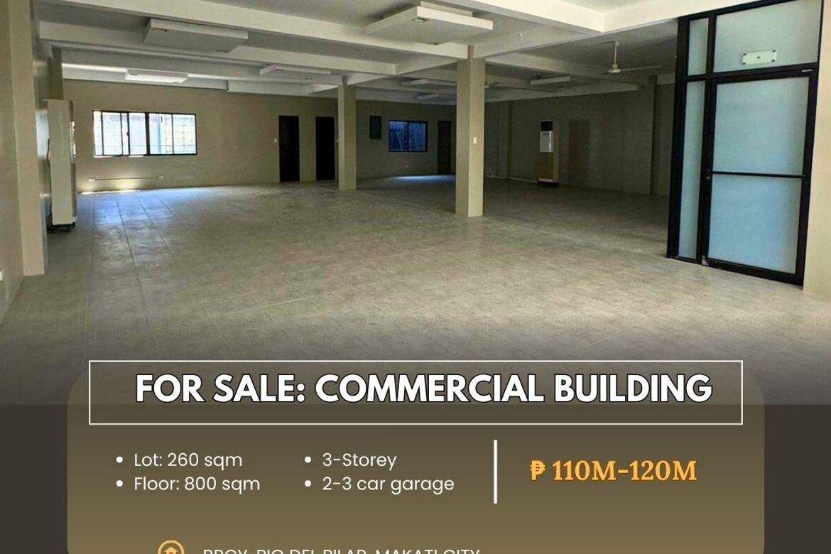 Commercial for Sale in Pio Del Pilar, Makati, Metro Manila