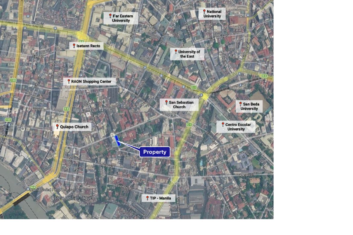 Commercial for Sale in Quiapo, Manila, Metro Manila near LRT-1 Carriedo