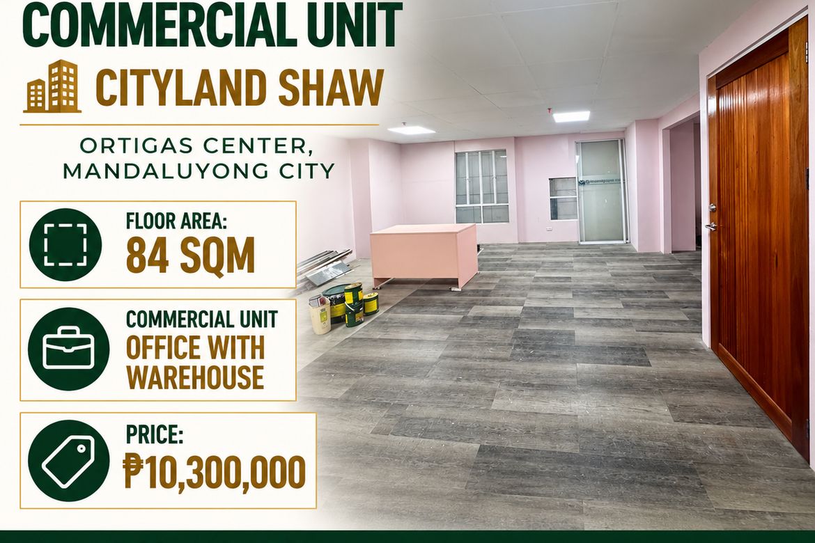 Commercial for Sale in Wack-Wack Greenhills, Mandaluyong, Metro Manila near MRT-3 Shaw Boulevard