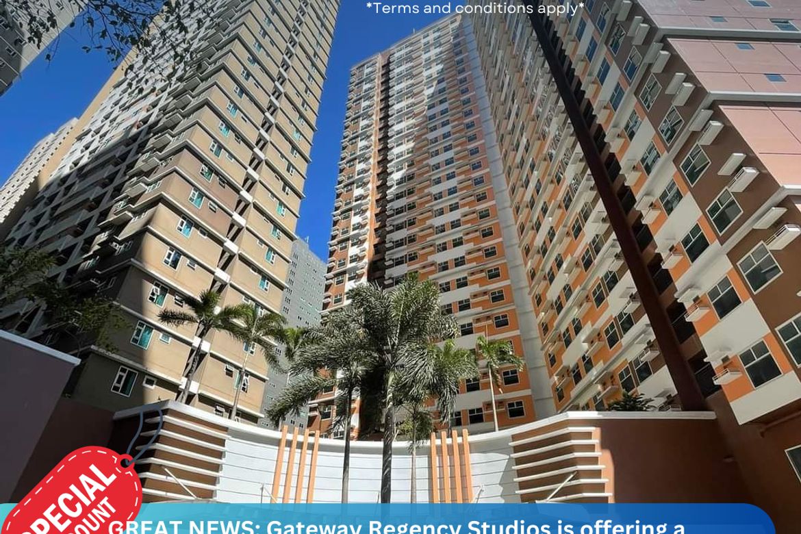 Condo for Sale in Gateway Regency Studios, Barangka Ilaya, Mandaluyong, Metro Manila near MRT-3 Boni