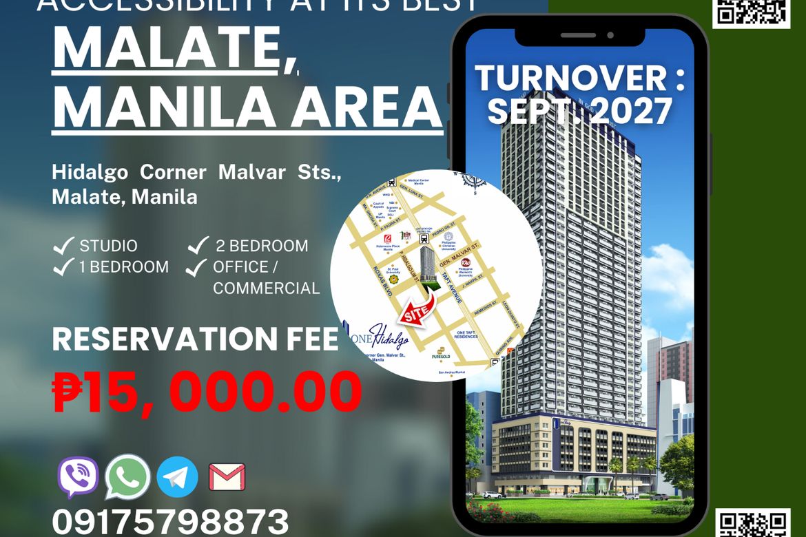 Condo for Sale in Malate, Manila, Metro Manila near LRT-1 Pedro Gil – photo 6