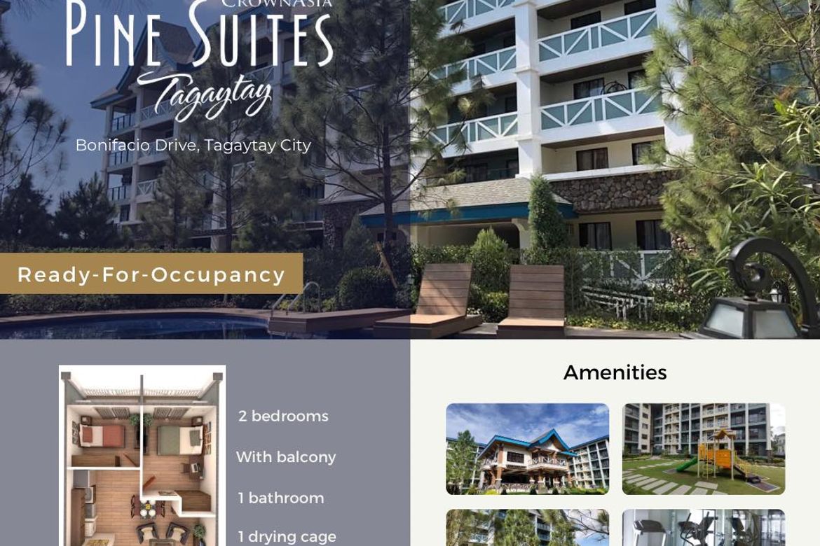 Condo for Sale in Pine Suites Tagaytay, Maitim 2nd West, Tagaytay, Cavite