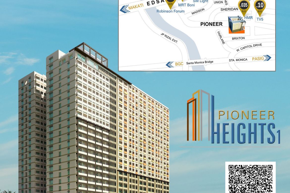 Condo for Sale in Pioneer Heights 1, Highway Hills, Mandaluyong, Metro Manila near MRT-3 Boni – photo 2