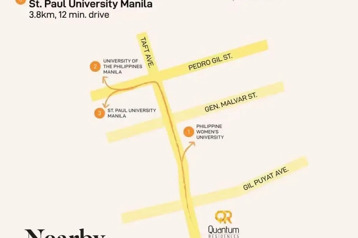 Condo for Sale in Quantum Residences, Barangay 49, Pasay, Metro Manila near LRT-1 Gil Puyat – photo 2