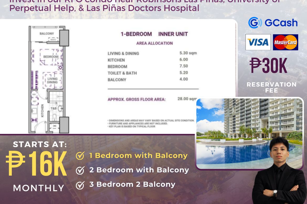 Condo for Sale in Sonora Garden Residences, Talon Tres, Las Piñas, Metro Manila – photo 2