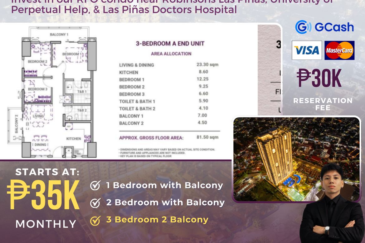 Condo for Sale in Sonora Garden Residences, Talon Tres, Las Piñas, Metro Manila – photo 4