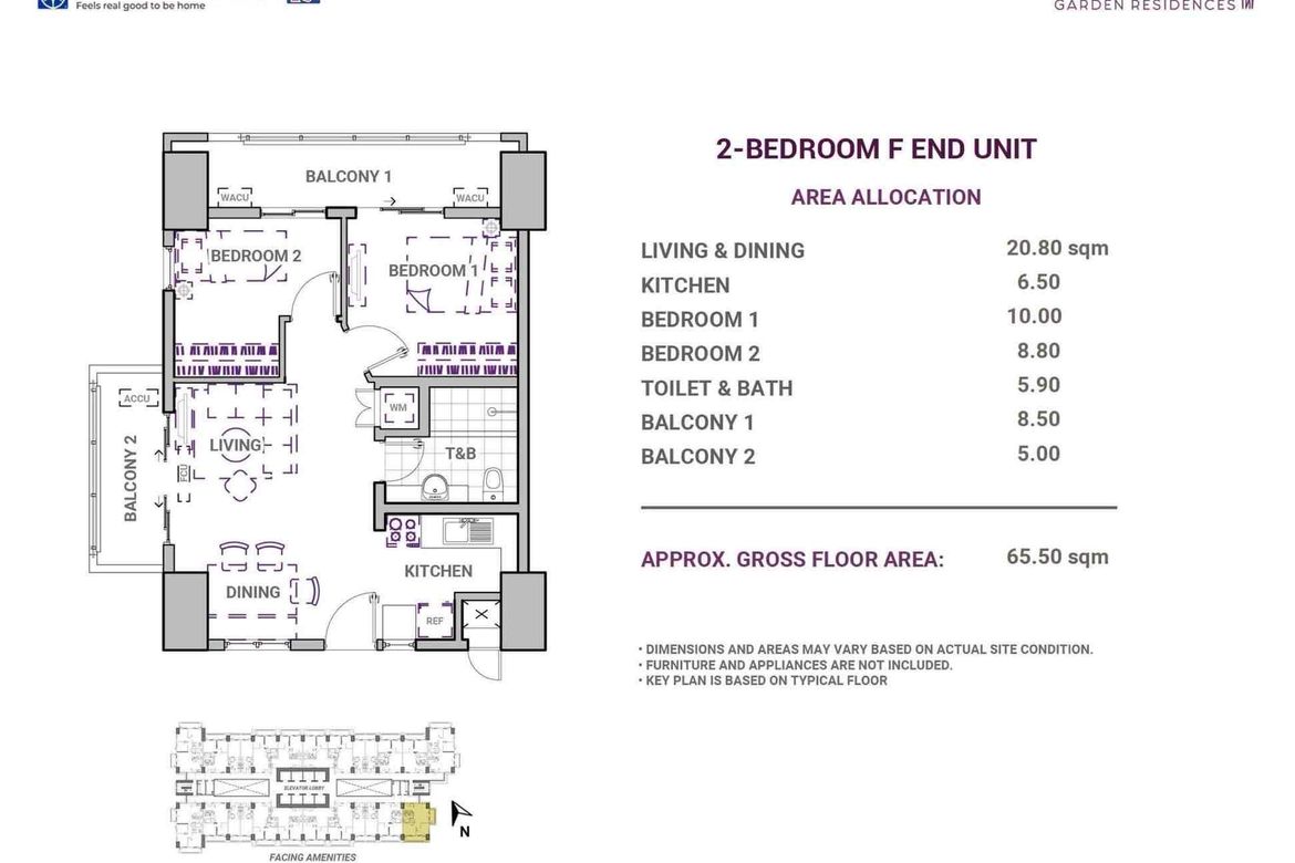 Condo for Sale in Sonora Garden Residences, Talon Tres, Las Piñas, Metro Manila – photo 6
