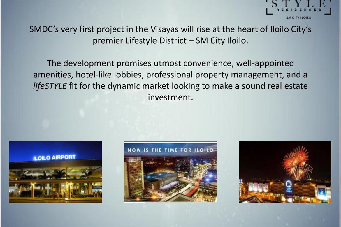 Condo for Sale in Style Residences, San Rafael, Iloilo City, Iloilo – photo 2