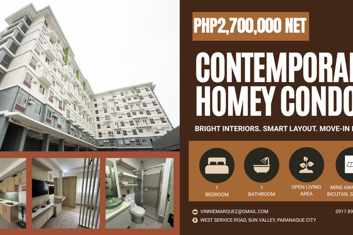 Condo for Sale in Sun Valley, Parañaque, Metro Manila
