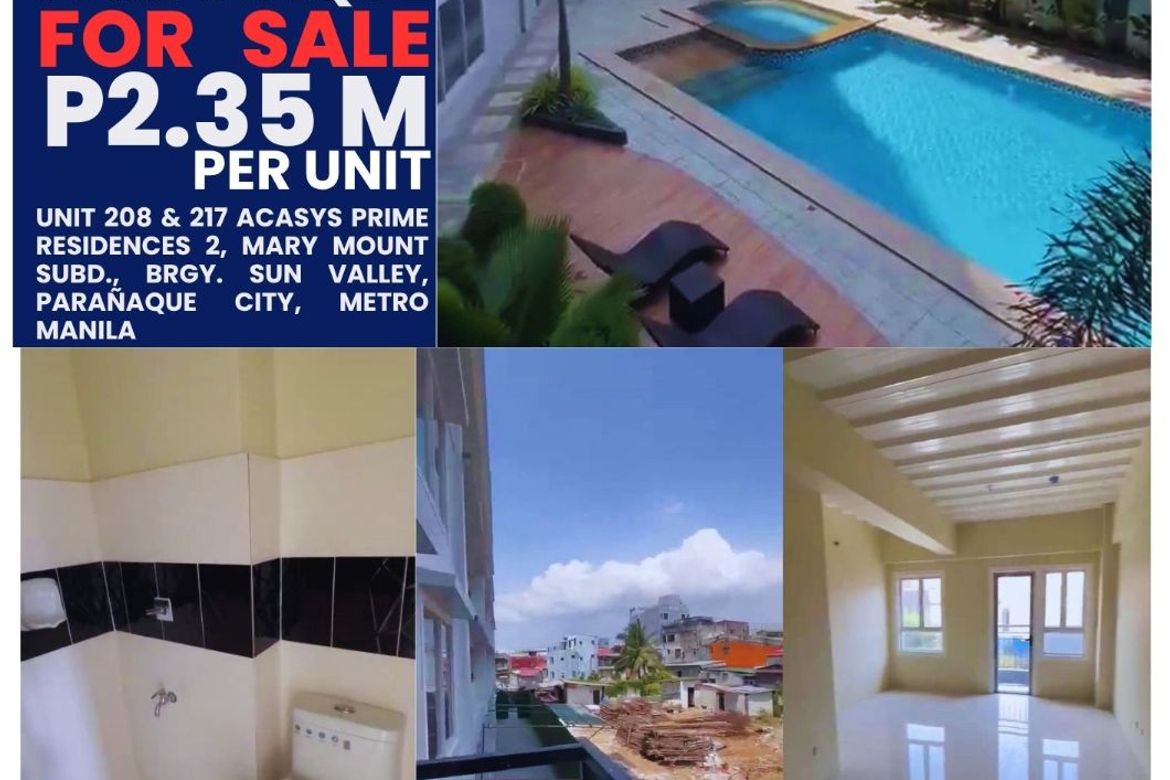 Condo for Sale in Sun Valley, Parañaque, Metro Manila
