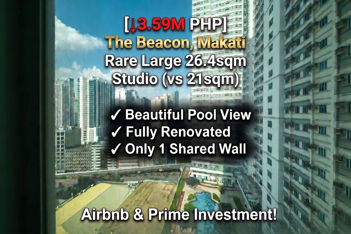 Condo for Sale in The Beacon, Bangkal, Makati City near MRT-3 Magallanes – photo 2